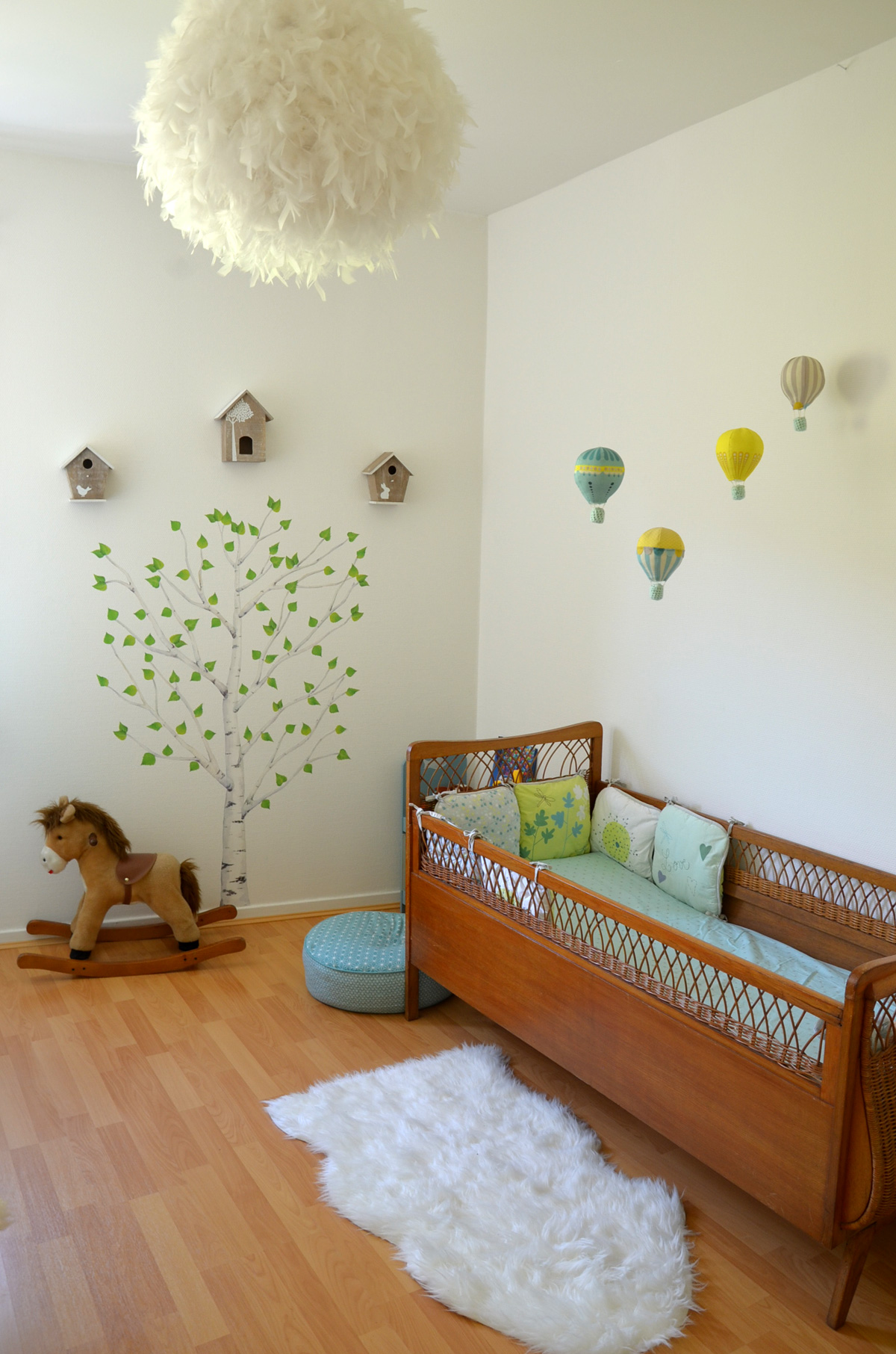 Déco chambre bébé : la chambre nature et poétique de Noah