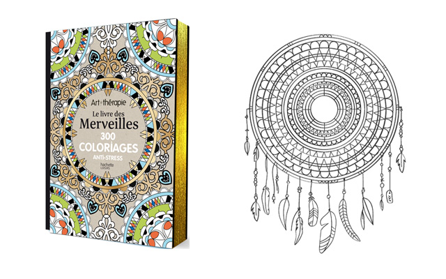 Idée cadeau  les livres de coloriage mandala et antistress pour adulte