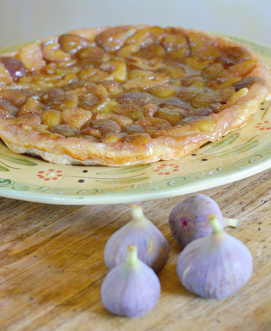 Recette de la tarte tatin aux figues fraîches