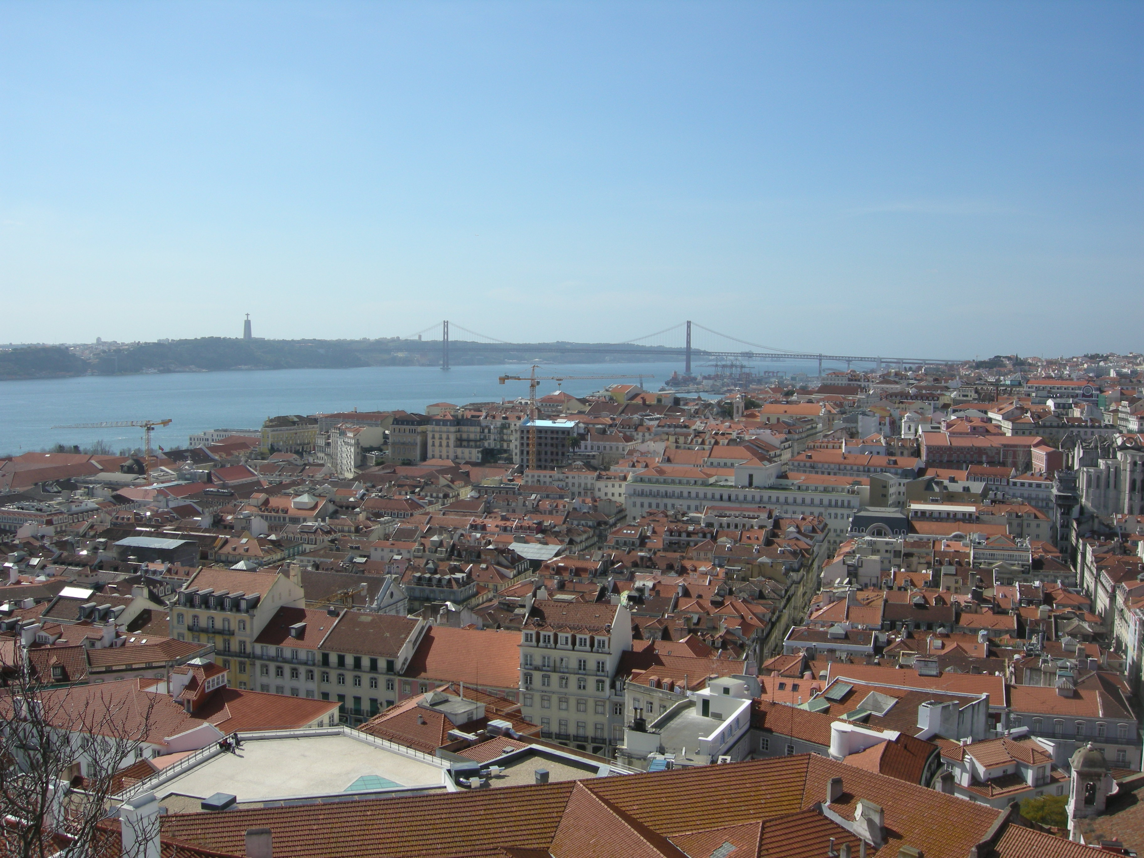 Vue de Lisbonne depuis le château Sao Jorge