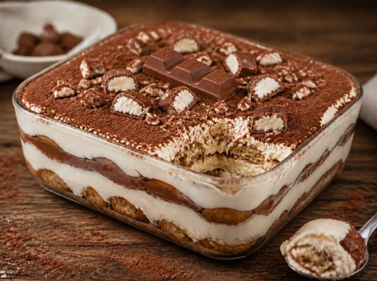 tiramisu kinder recette facile