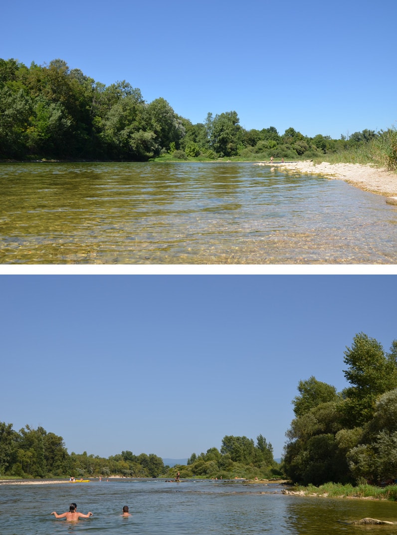 Baignade sauvage près de Lyon : la rivière d'Ain