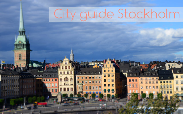 City guide stockholm