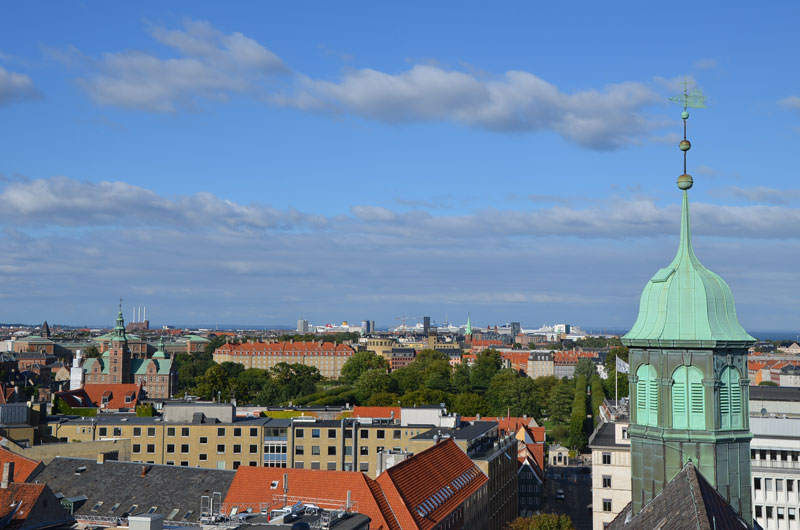 Vue panoramique de Copenhague