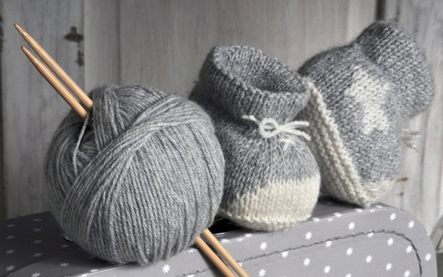 Diy chaussons bebe