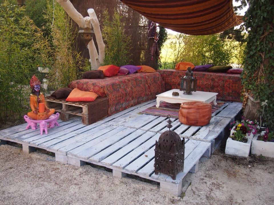 Salon jardin palettes