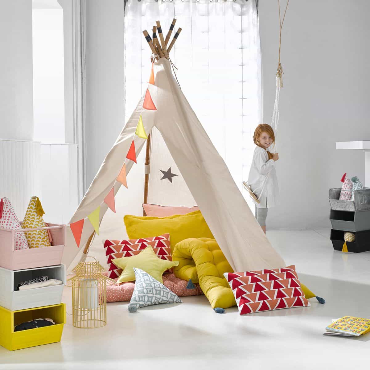 Déco chambre enfant : un tipi indien