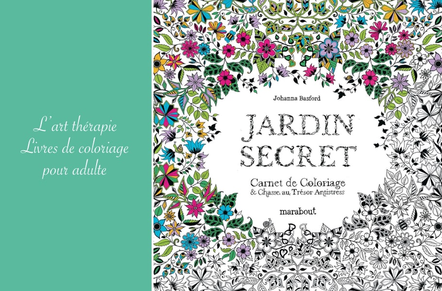 Livre coloriage adulte art therapie