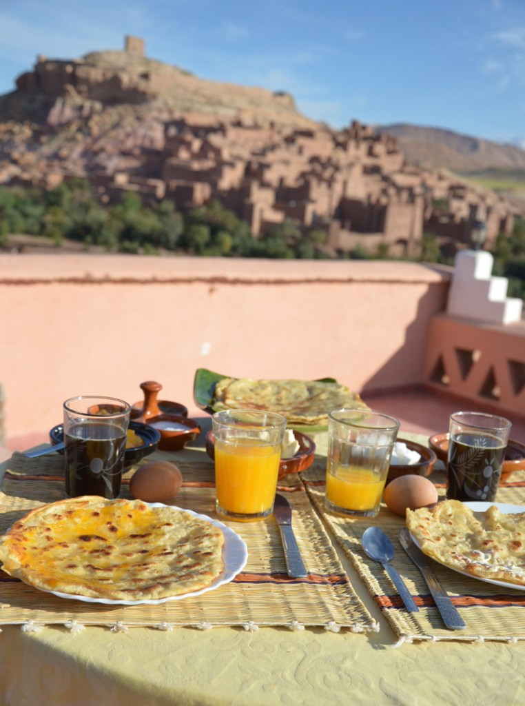 Vue sur le ksar d'Aït Ben Haddou