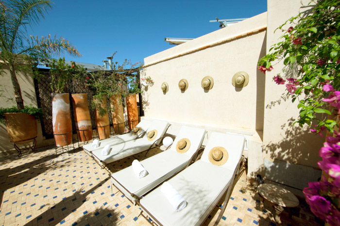 Solarium - hammam Le Bain Bleu à Marrakech