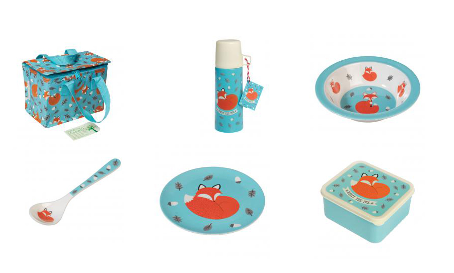 Tendance renard pour les petits : vaisselle
