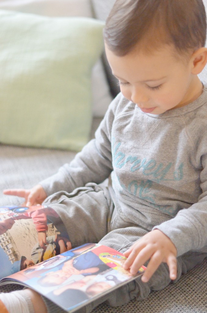 Un livre photos souvenirs pour Noah