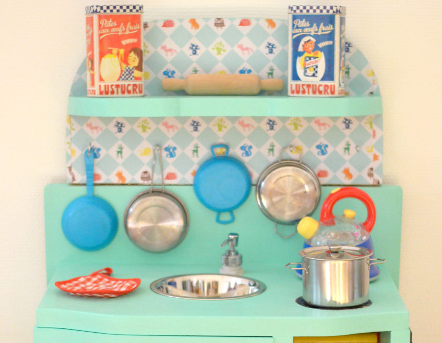 Fabriquer cuisine enfant bois