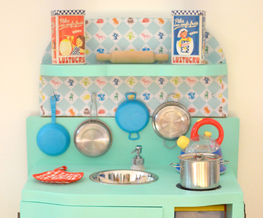 Fabriquer cuisine enfant bois