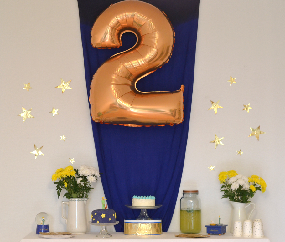 Un anniversaire Petit Prince pour ses 2 ans