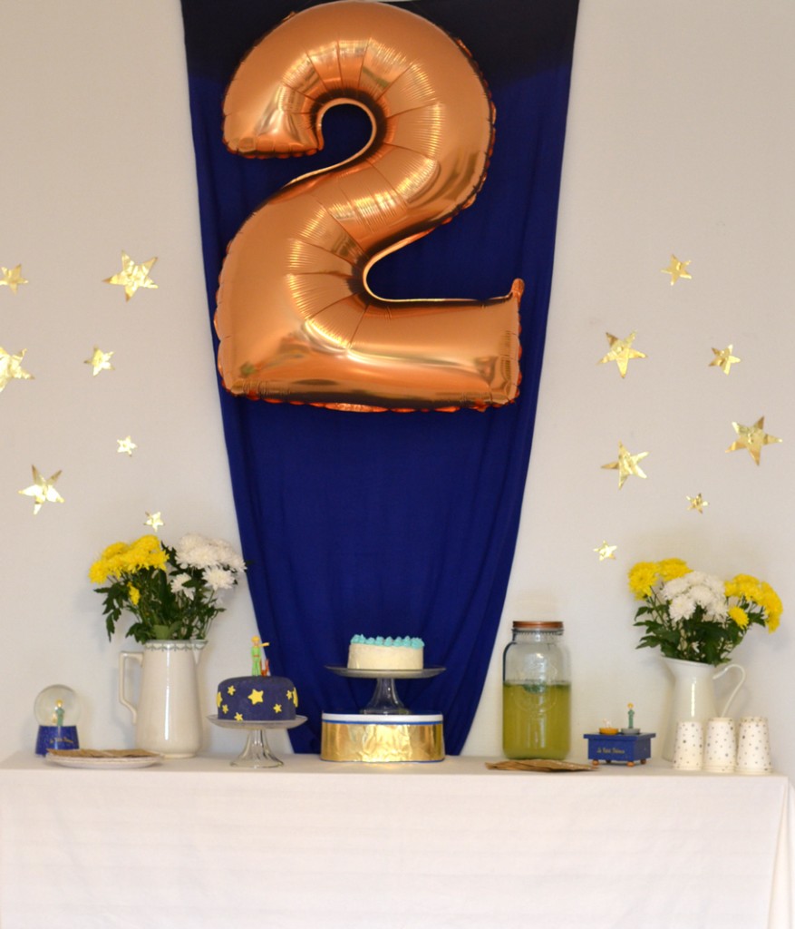 Un anniversaire Petit Prince pour ses 2 ans