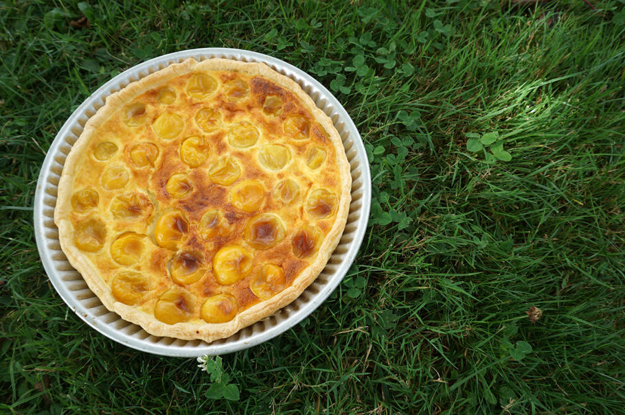 Tarte clafoutis tomates