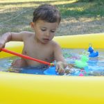 Peche aux canards piscine