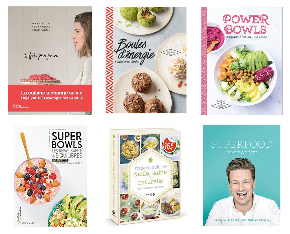 Idée cadeau : les livres de recettes de cuisine saine - Nouveautés 2016