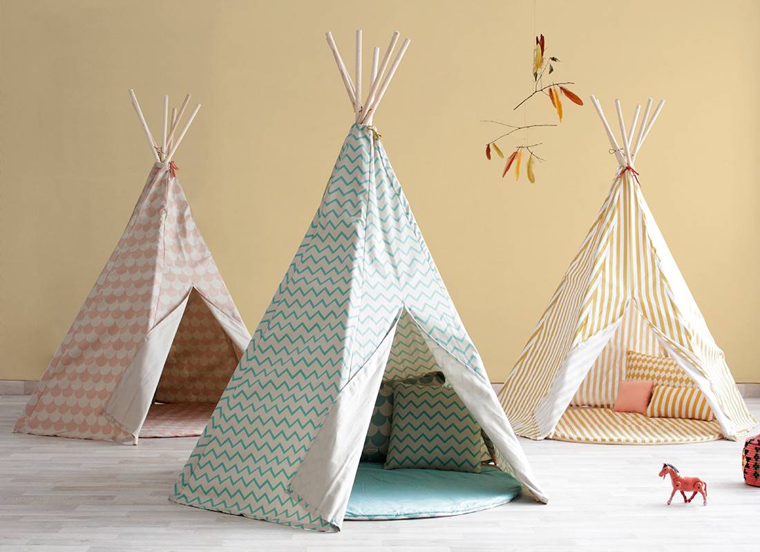 Déco chambre enfant : tipi Nobodinoz