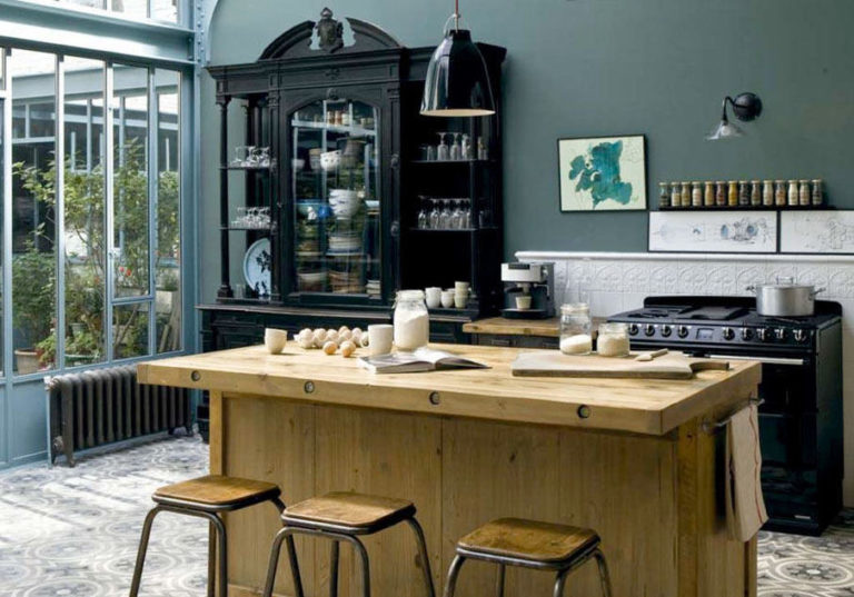 Cuisine vintage industrielle inspiration