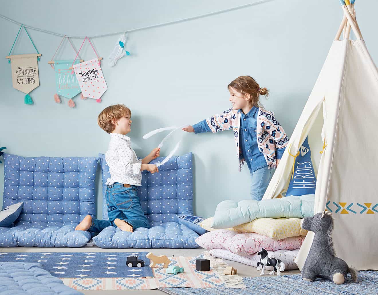 Deco chambre enfant garcon tipi