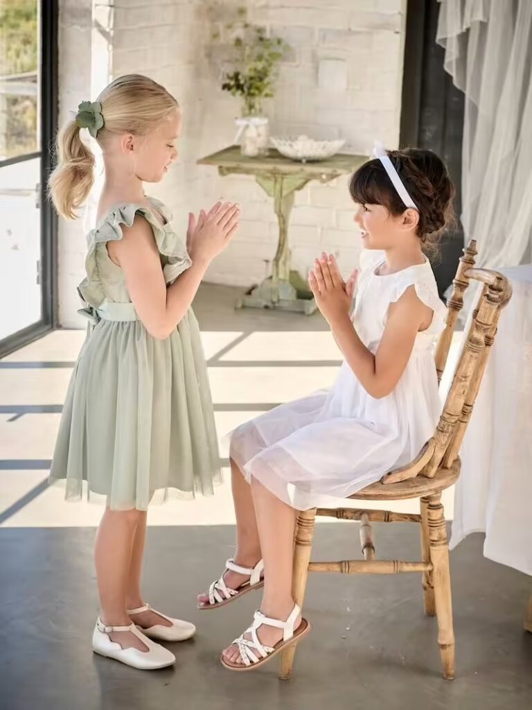 robe ceremonie fille mariage