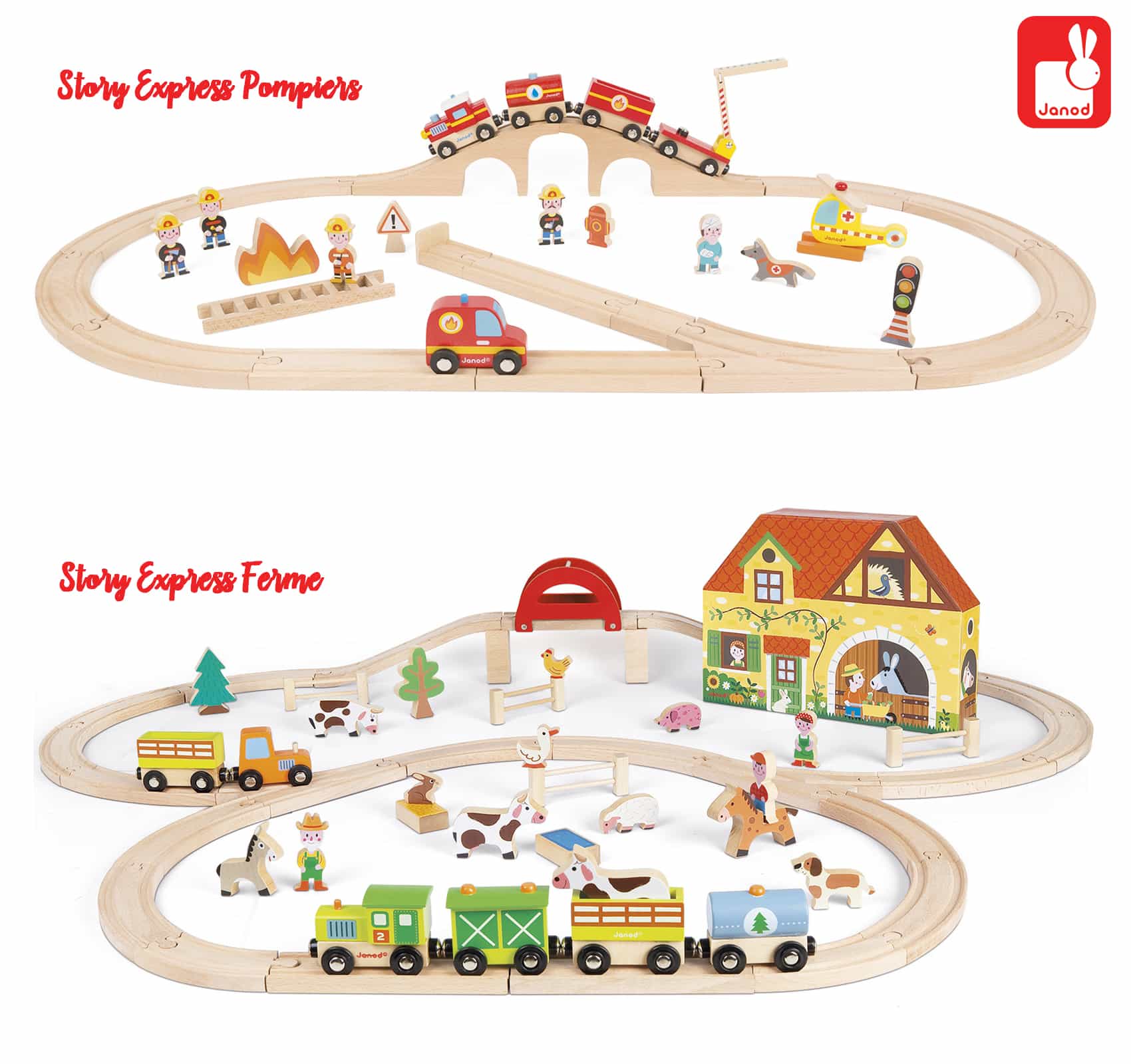 Jouet en bois : le circuit de train Story Express de Janod : un circuit à gagner - Jeu concours - Blog maman