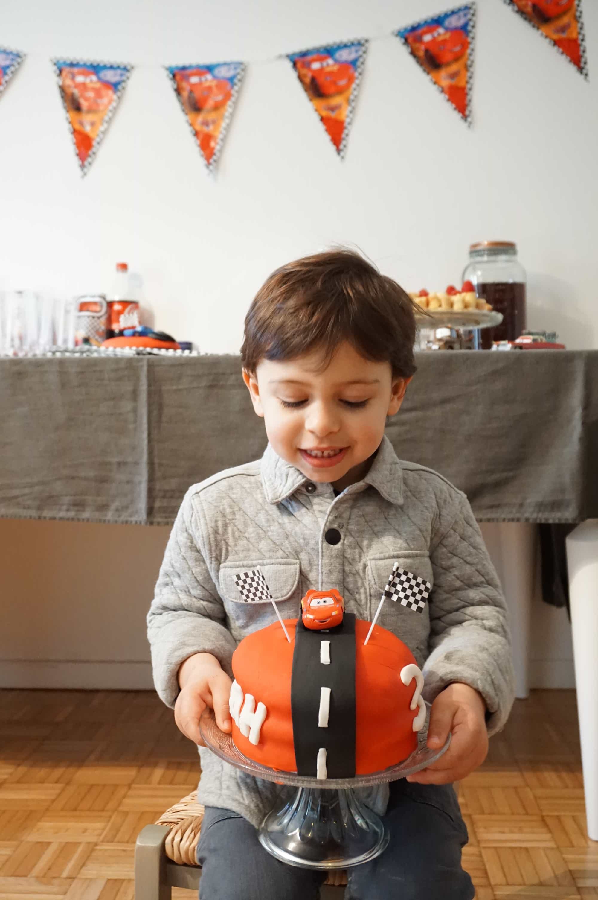 L'anniversaire Cars de Noah pour ses 3 ans