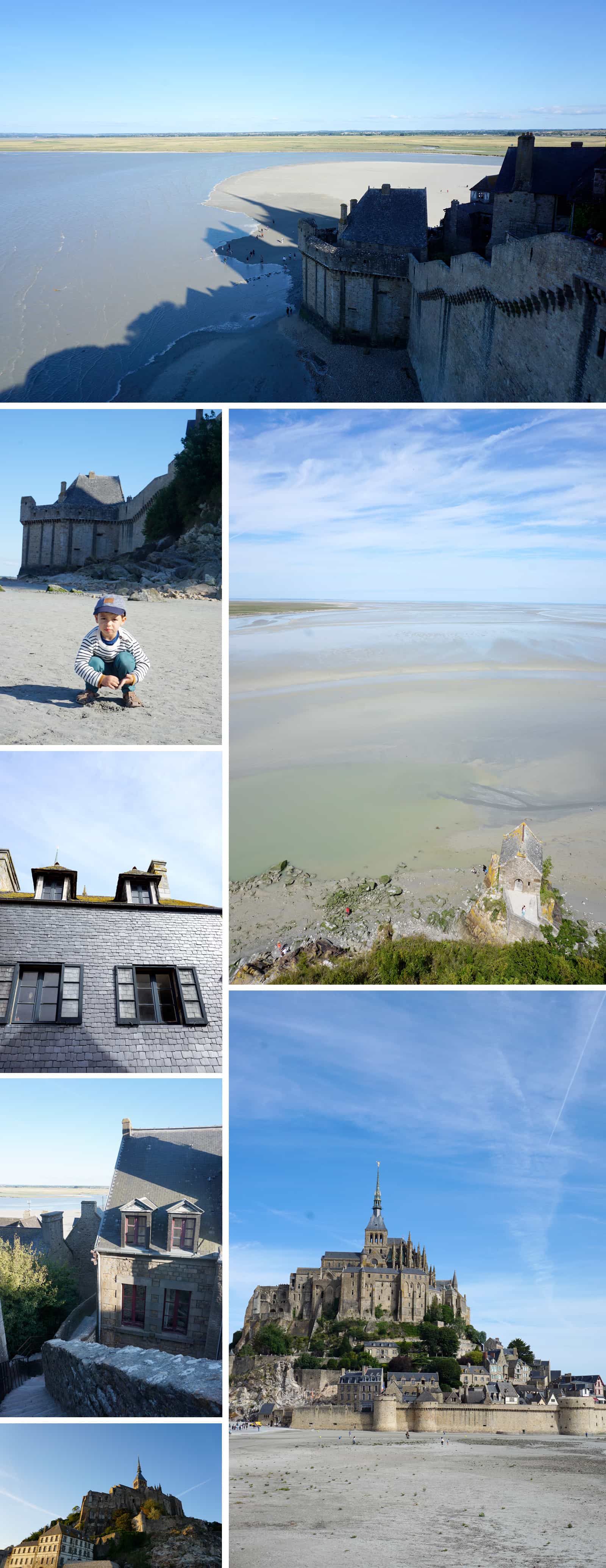 Le Mont-Saint-Michel à marée basse