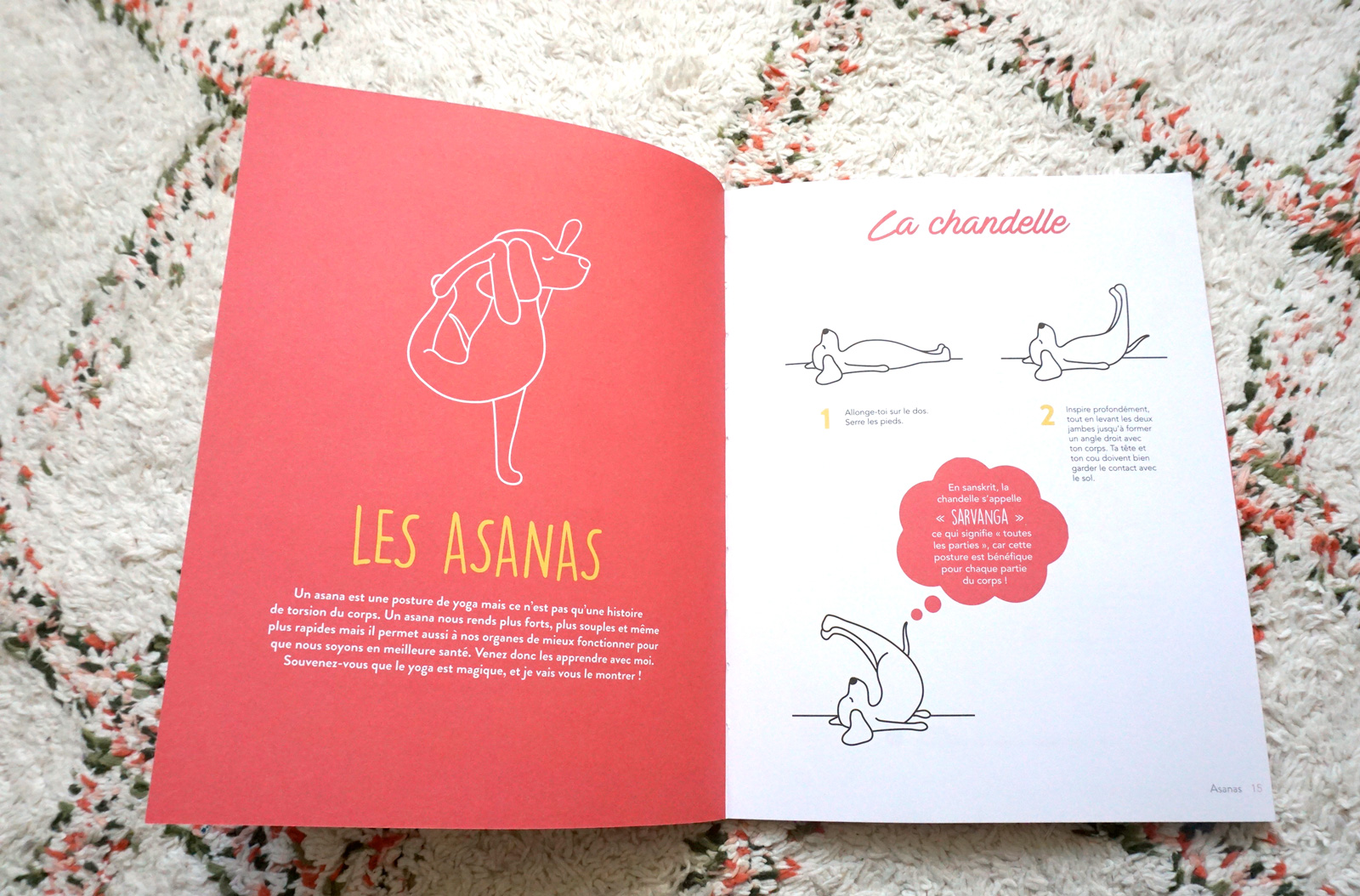 Livre enfant Yoga : une posture de yoga pour les enfants