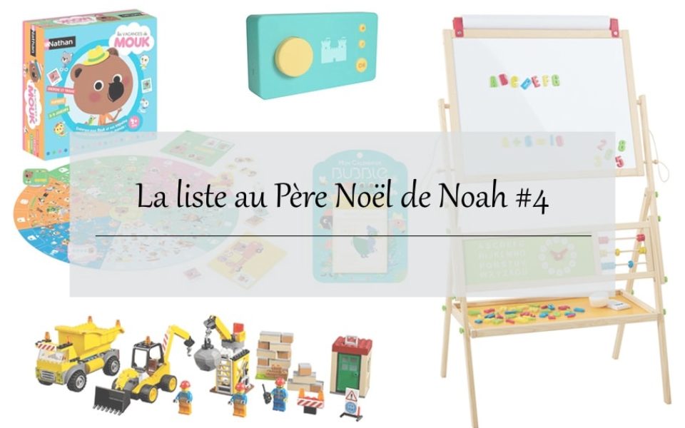 La liste au Père Noël idées cadeau garçon \u0026 fille 4 ans