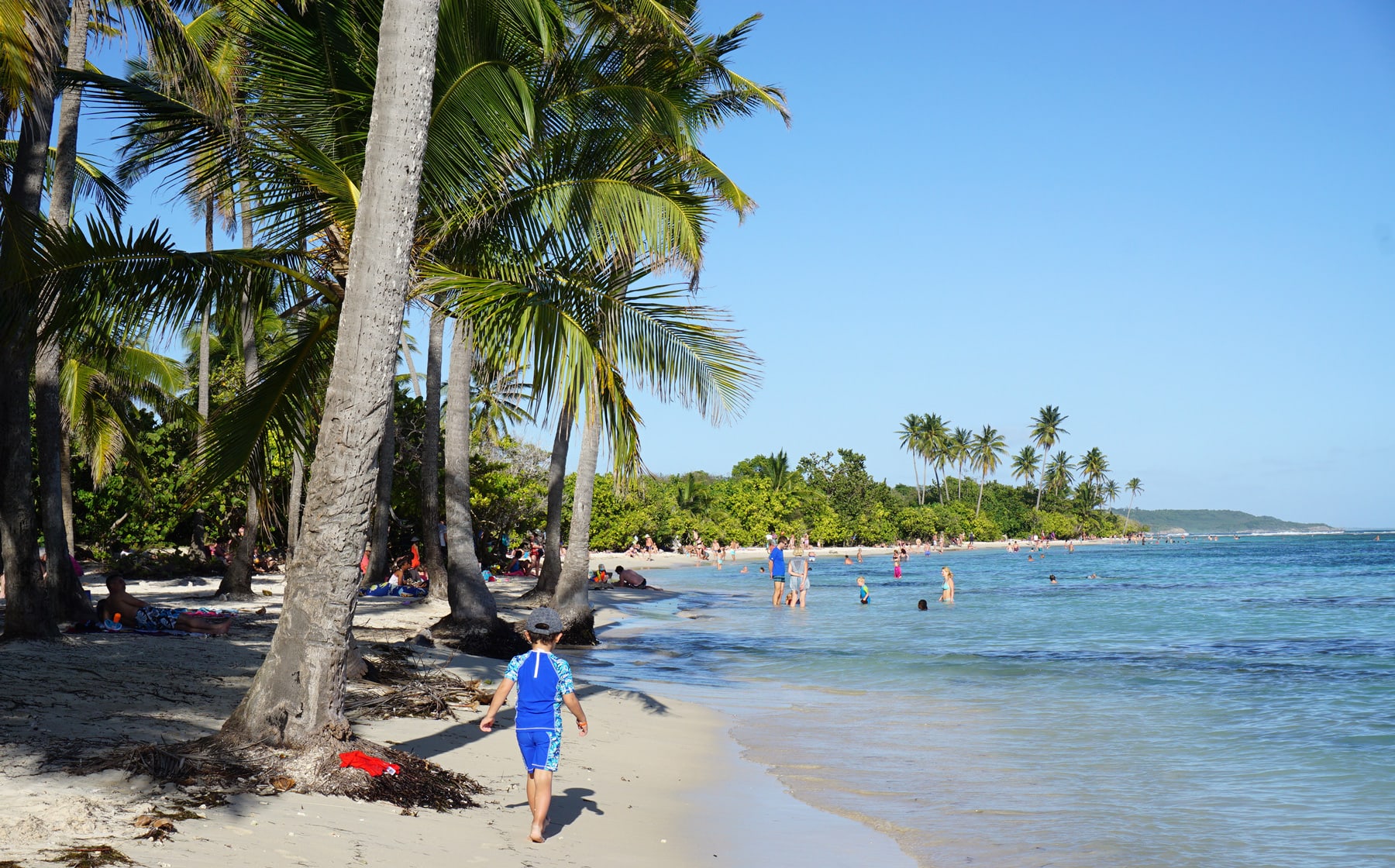 Voyage en famille en Guadeloupe : la plage de bois Jolan