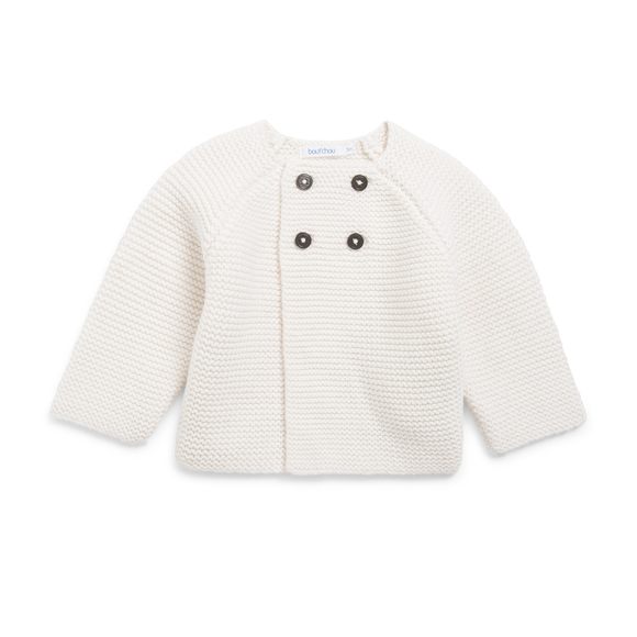 Mode bebe fille cardigan point mousse