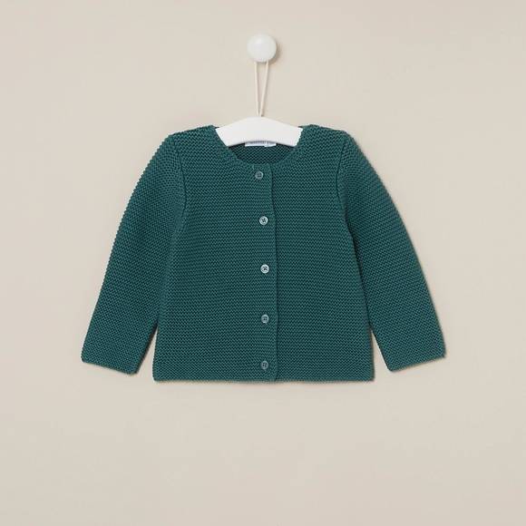 Mode bebe fille cardigan point mousse