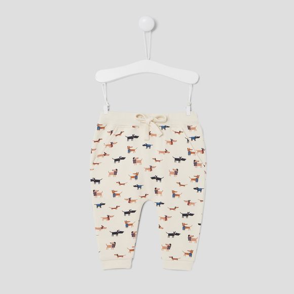 Mode garcon bebe pantalon en molleton imprime