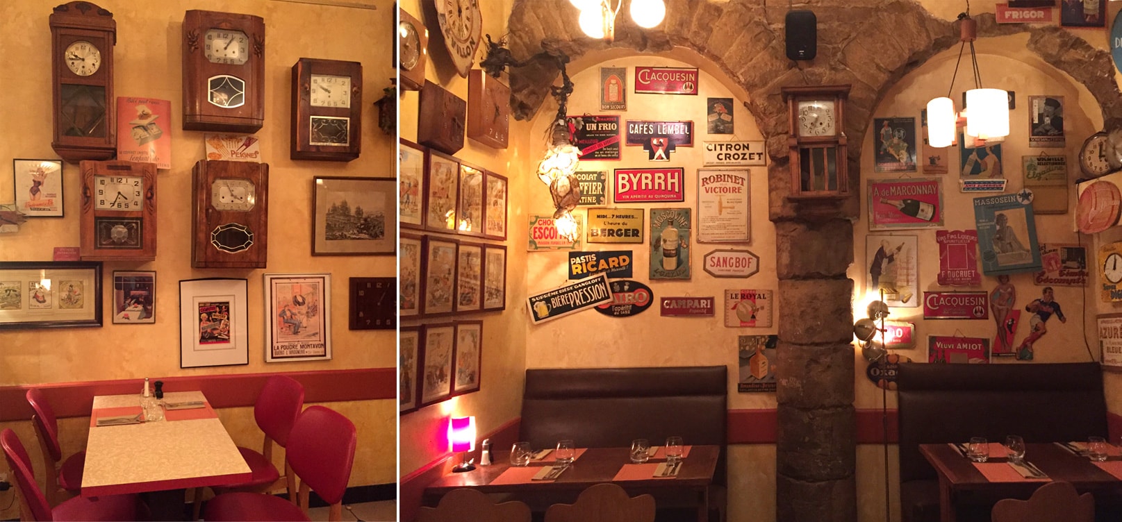 Un restaurant à Lyon à la déco vintage brocante