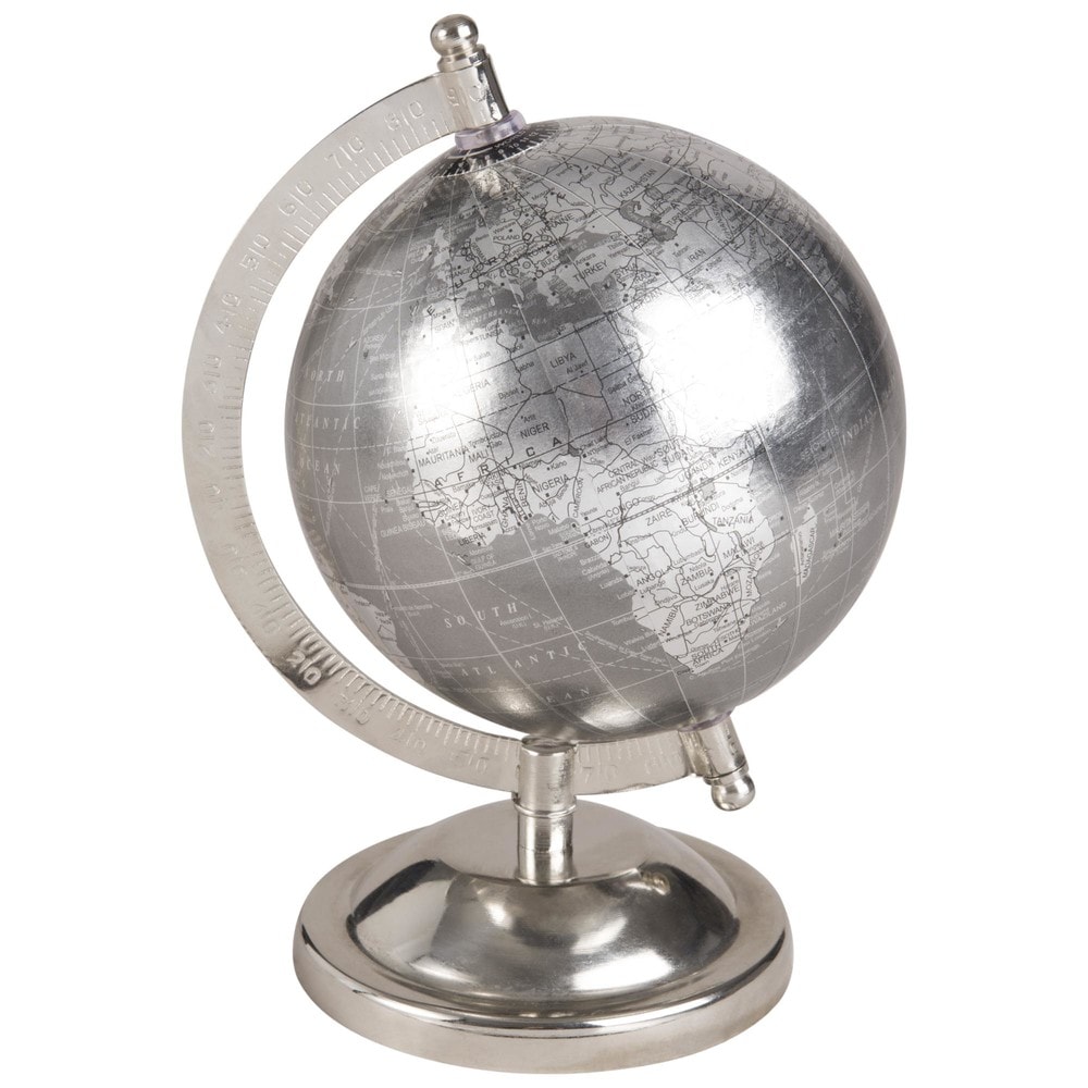 Deco industrielle globe terrestre