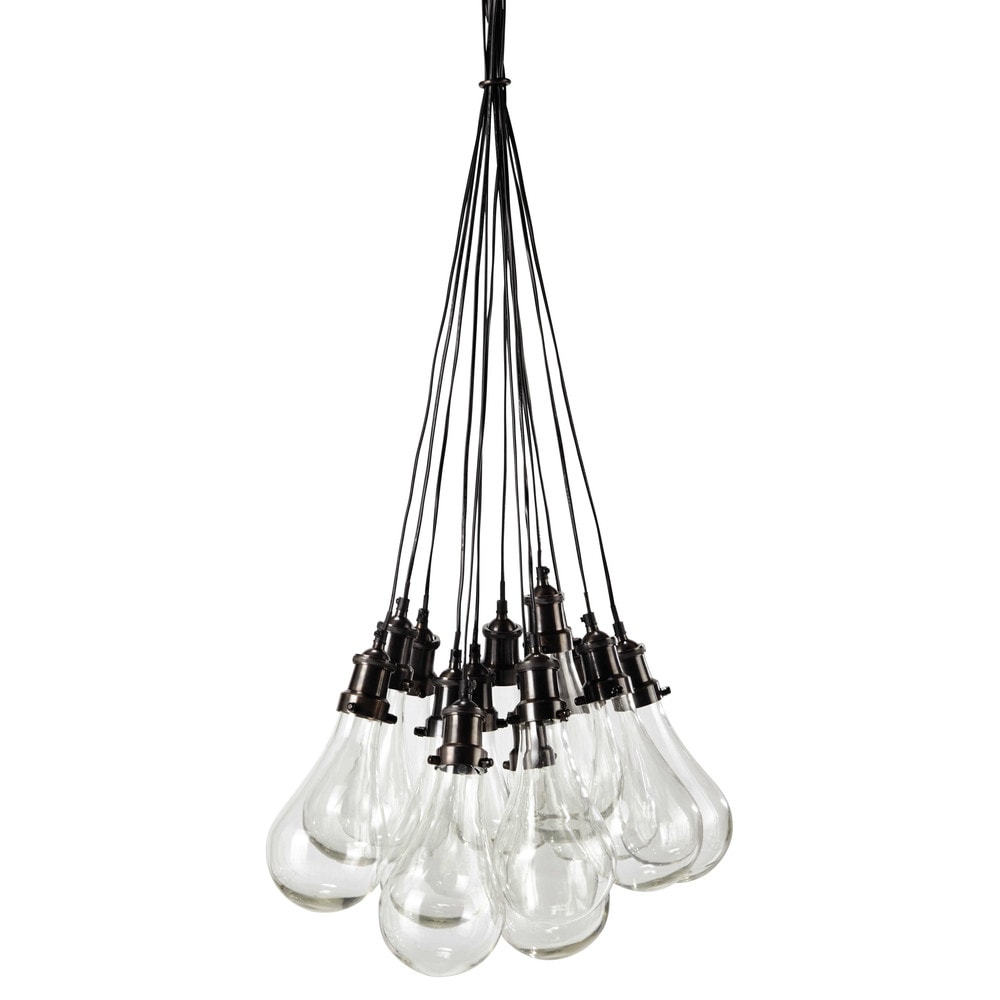 Deco industrielle suspension en verre