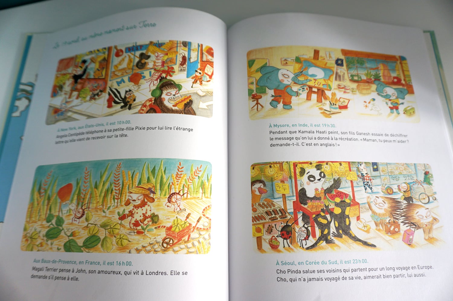 Livre enfant 3-6 ans : Un jour sur Terre