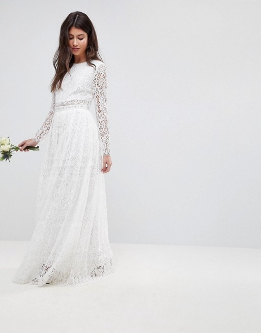 Asos Mariage - Robe de mariée simple pas cher