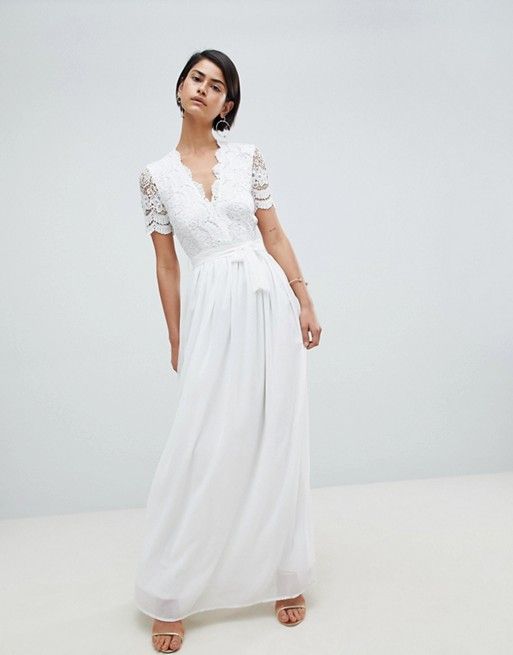 Asos Mariage - Robe de mariée simple pas cher