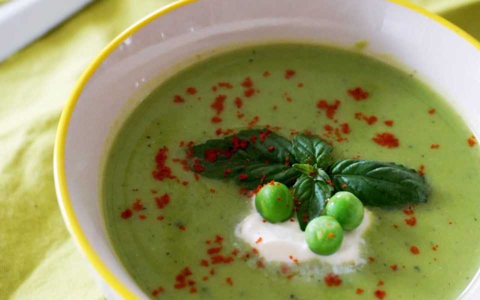 recette gaspacho petit pois thermomix