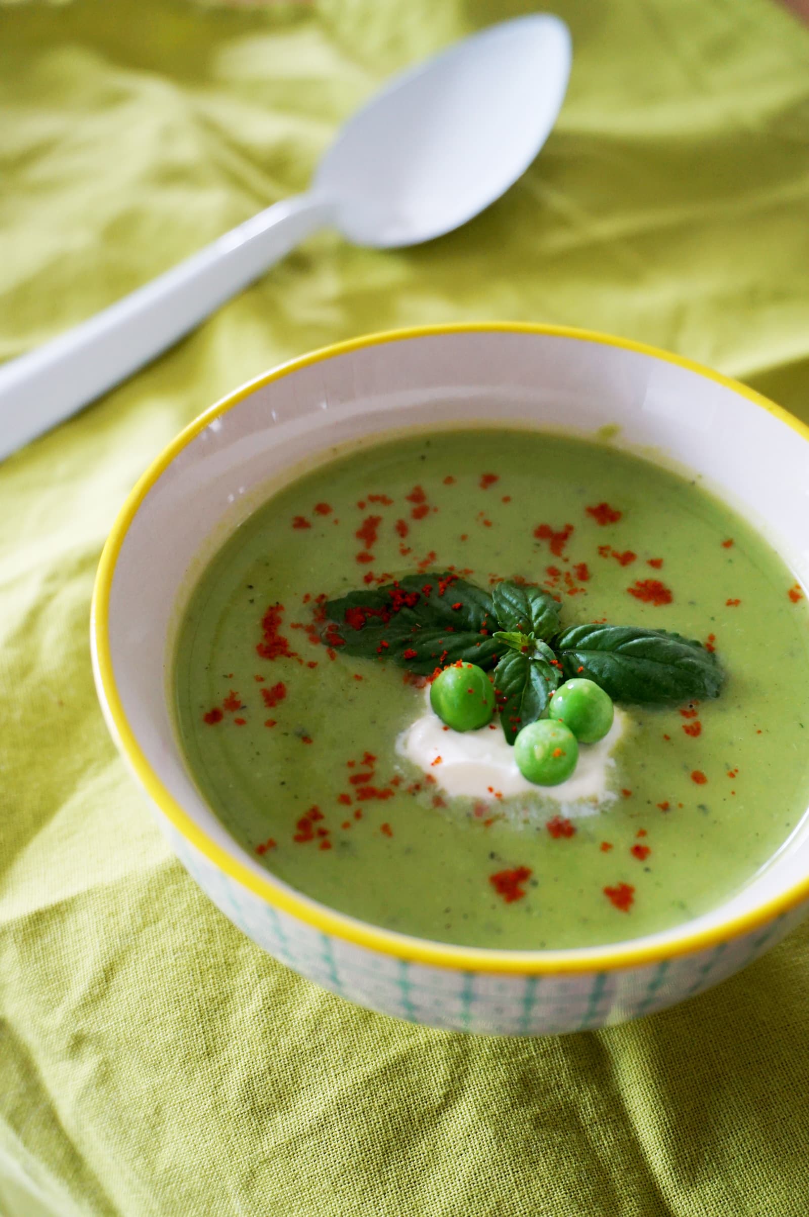 Recette Gaspacho de petits pois