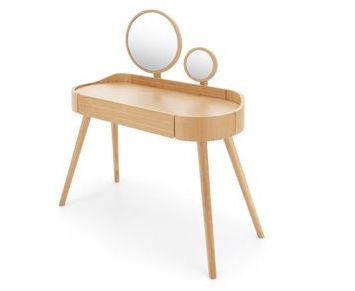 Coiffeuse bois retro scandinave