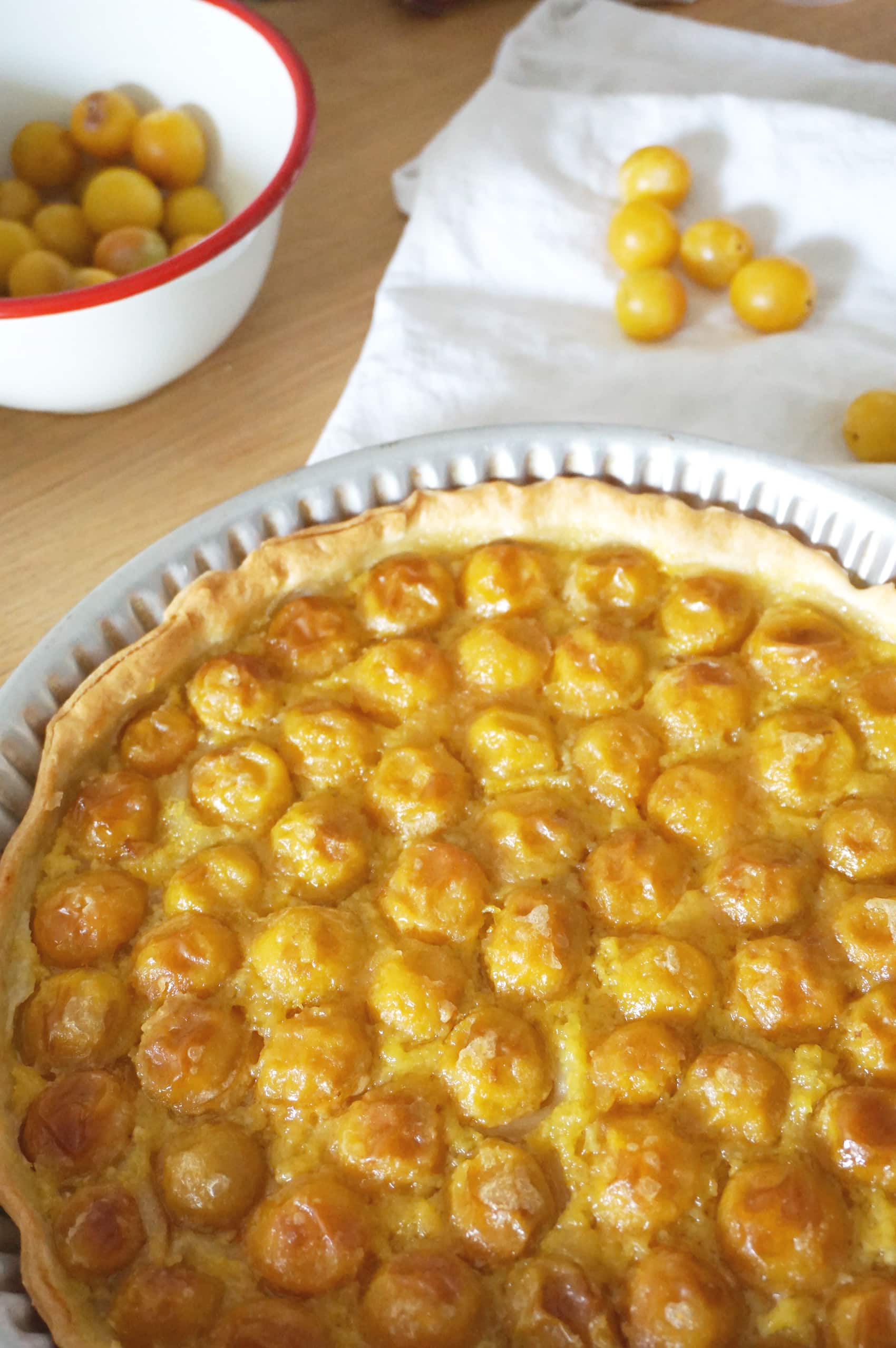 Recette : Tarte aux mirabelles