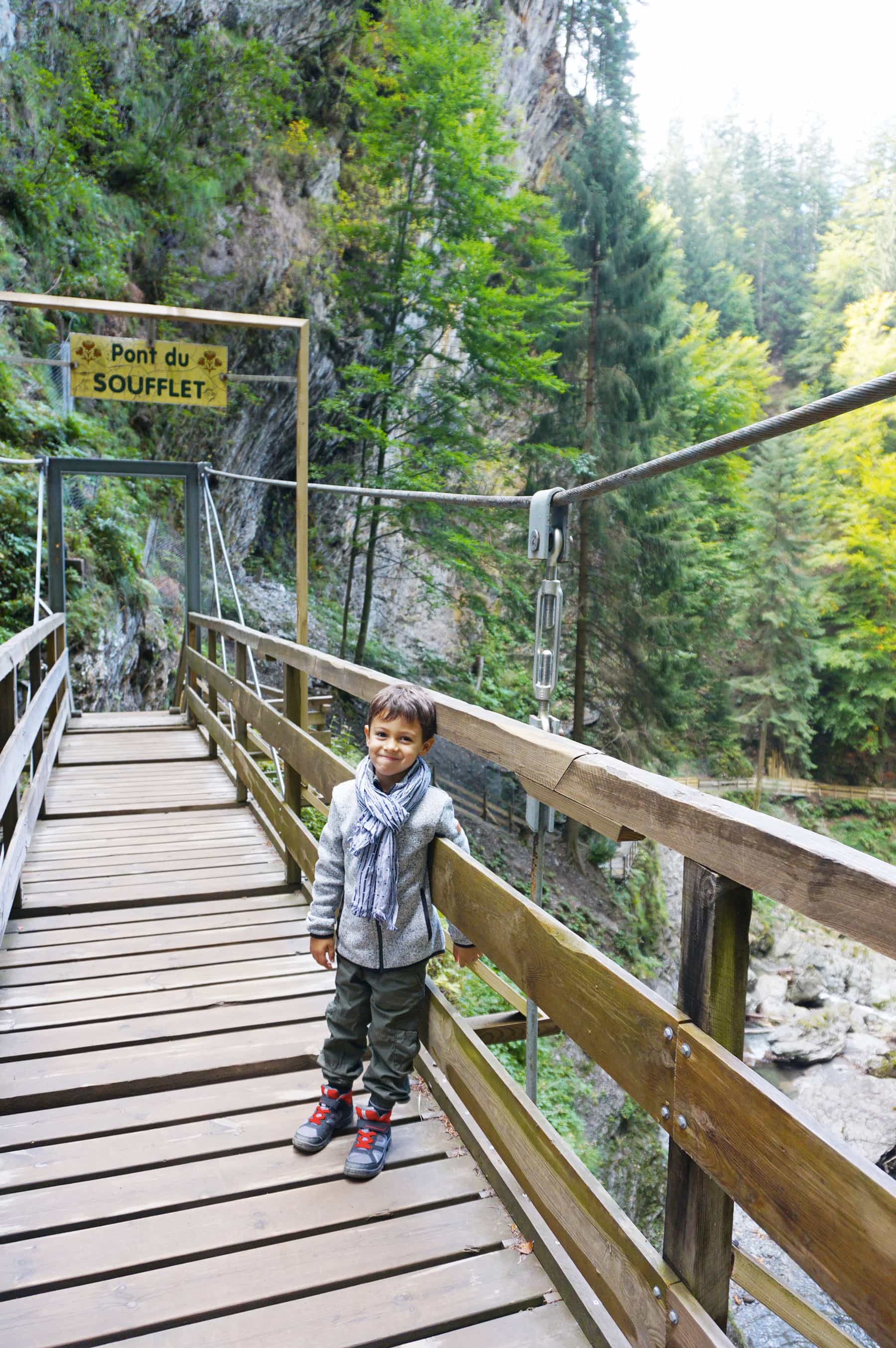 Un week-end en famille à Chamonix - Les gorges de la Diosaz