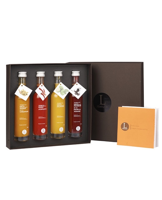 Idee cadeau coffret vinaigre pulpe fruits