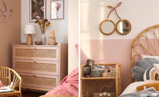 chambre fille idee deco vintage vertbaudet