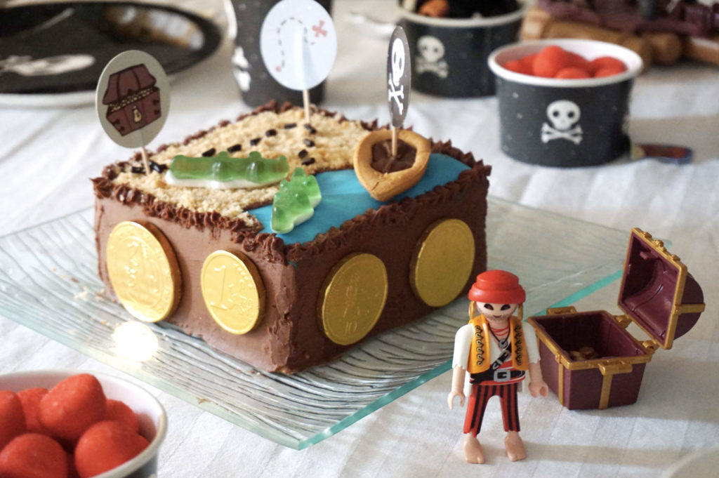 Gateau anniversaire pirate